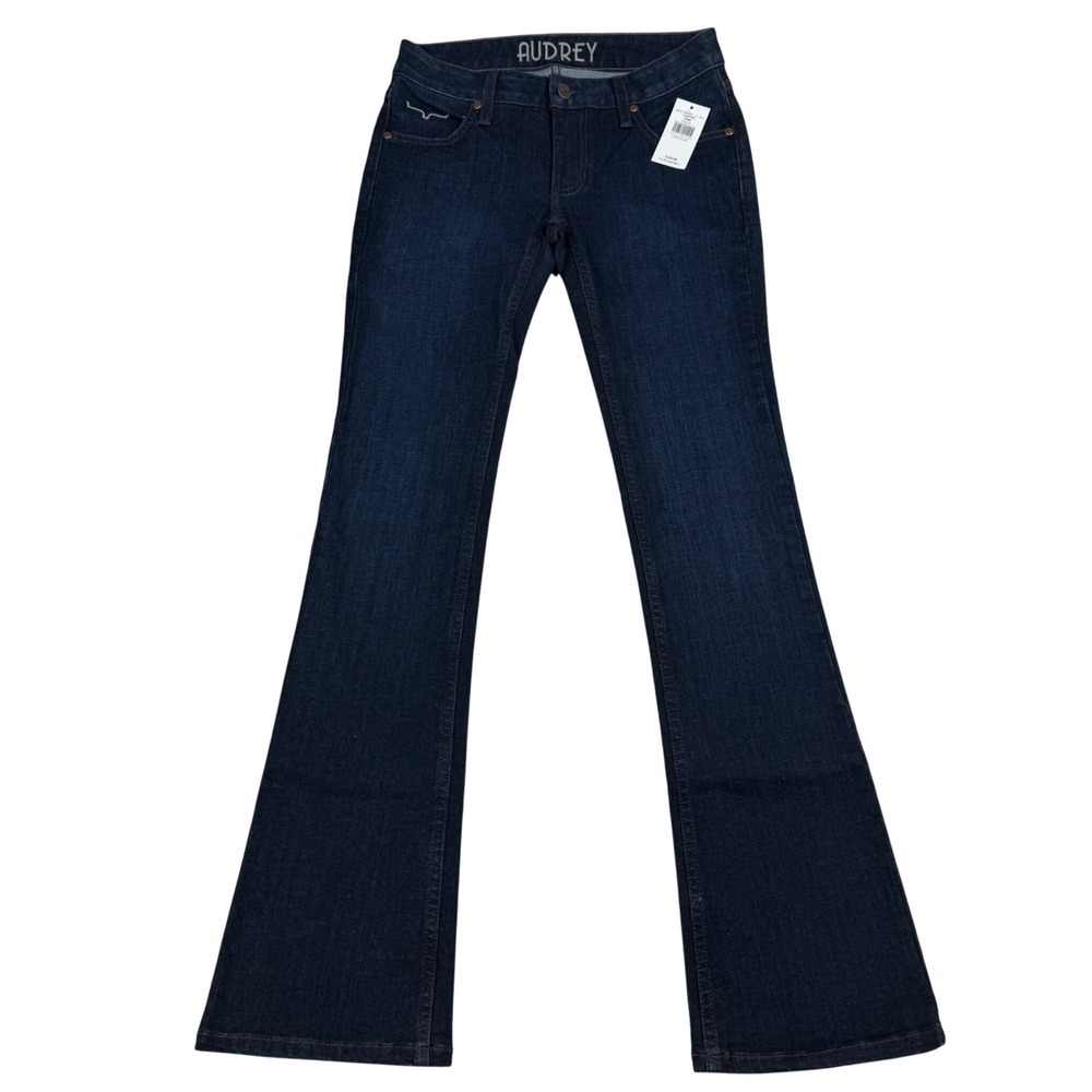Kimes Ranch Audrey Dark Wash Bootcut Jeans Size 0/32 Western Denim NWT Low Rise